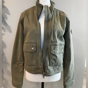 Hollister Olive Green Bomber Jacket